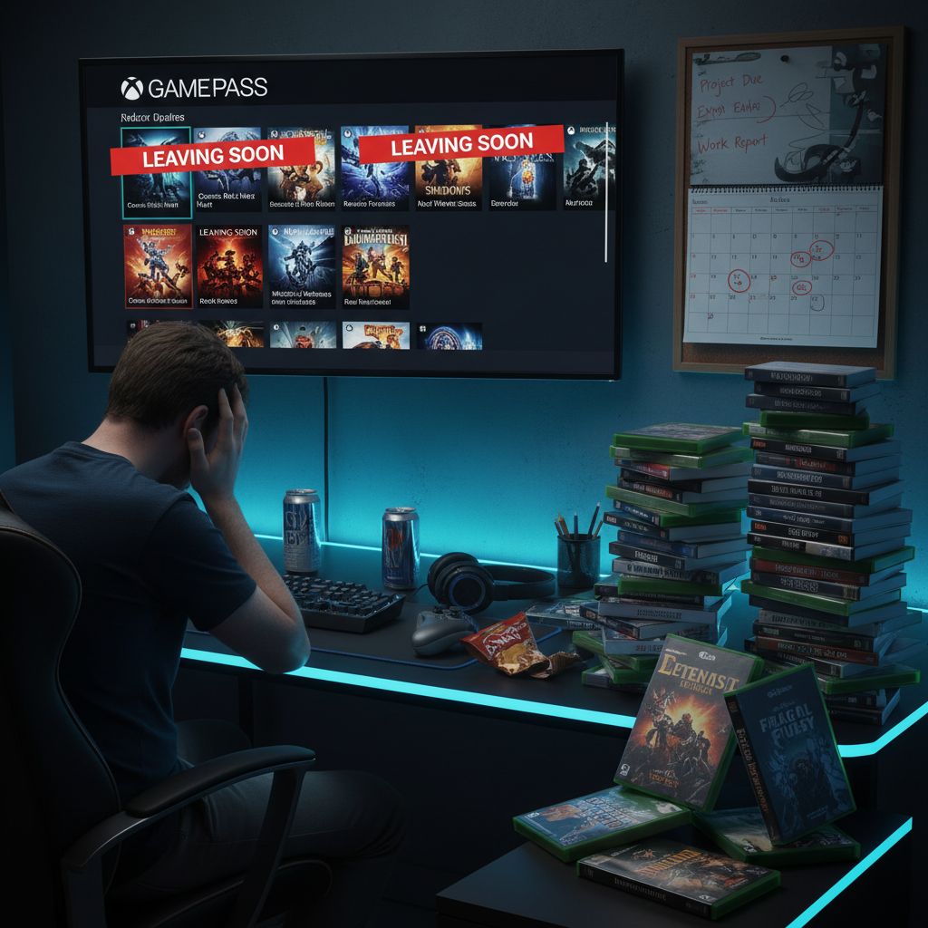 Xbox Game Pass aumenta e i giochi escono dal catalogo. Il tuo backlog non si svuotera' mai