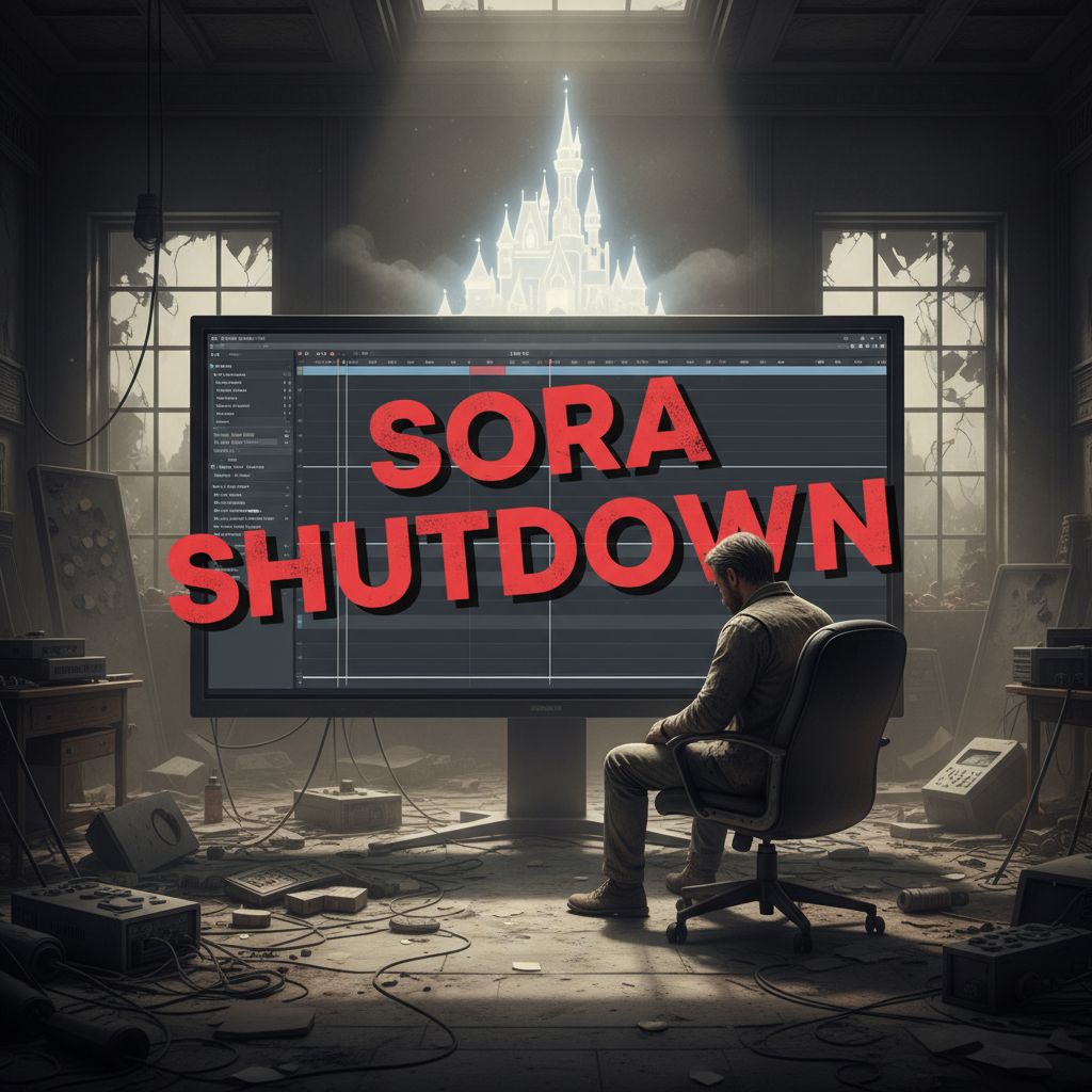 OpenAI ha spento Sora. La generazione video AI e' morta e Disney ha perso 1 miliardo